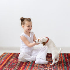 Rugs Depot NL1007 – Machine Washable Tribal Diamond Rug | Multicolor Striped Kilim-Inspired Carpet for Living Room, Bedroom & Dining