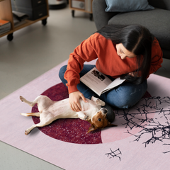 Rugs Depot - Geometric Black & White Patchwork Washable Rug, Design NL1003