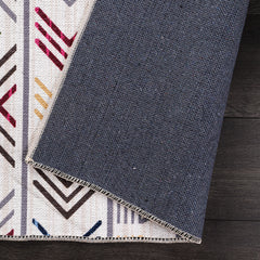 Rugs Depot Kilim Red Medallion Washable Rug Design RW1005