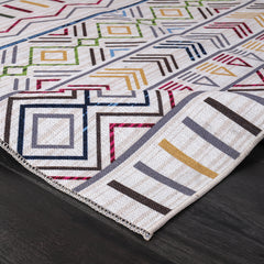 Rugs Depot Kilim Red Medallion Washable Rug Design RW1005