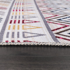 Rugs Depot Kilim Red Medallion Washable Rug Design RW1005