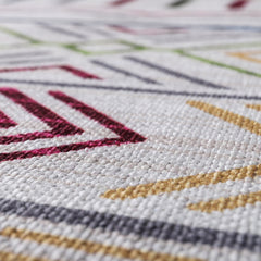 Rugs Depot Kilim Red Medallion Washable Rug Design RW1005