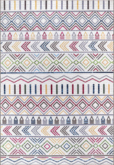 Rugs Depot Kilim Red Medallion Washable Rug Design RW1005