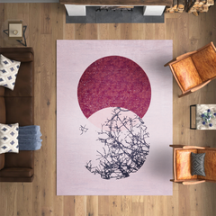 Rugs Depot - Geometric Black & White Patchwork Washable Rug, Design NL1003