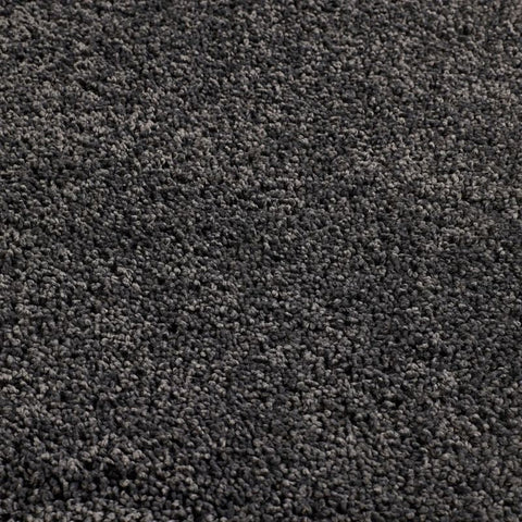 Washable Charcoal Shaggy Rug