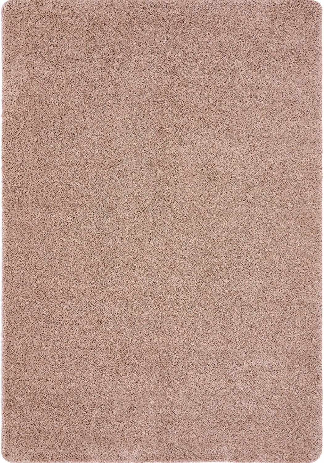 Washable Nude Pink Shaggy Rug