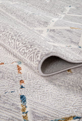 Rugs Depot Grey Modern Zenta ZN006 Area Rug – Acrylic and Polyester, Non‑Shed, Easy‑Clean, Durable | Bedroom, Study, Kids Room, Entryway