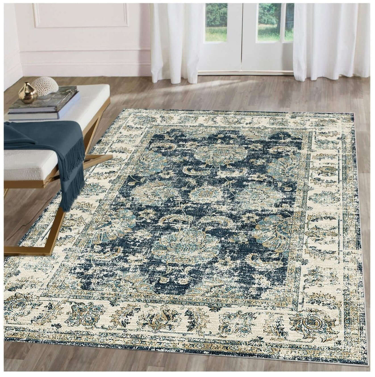 Perla Vintage Washable Rug — room photo 2