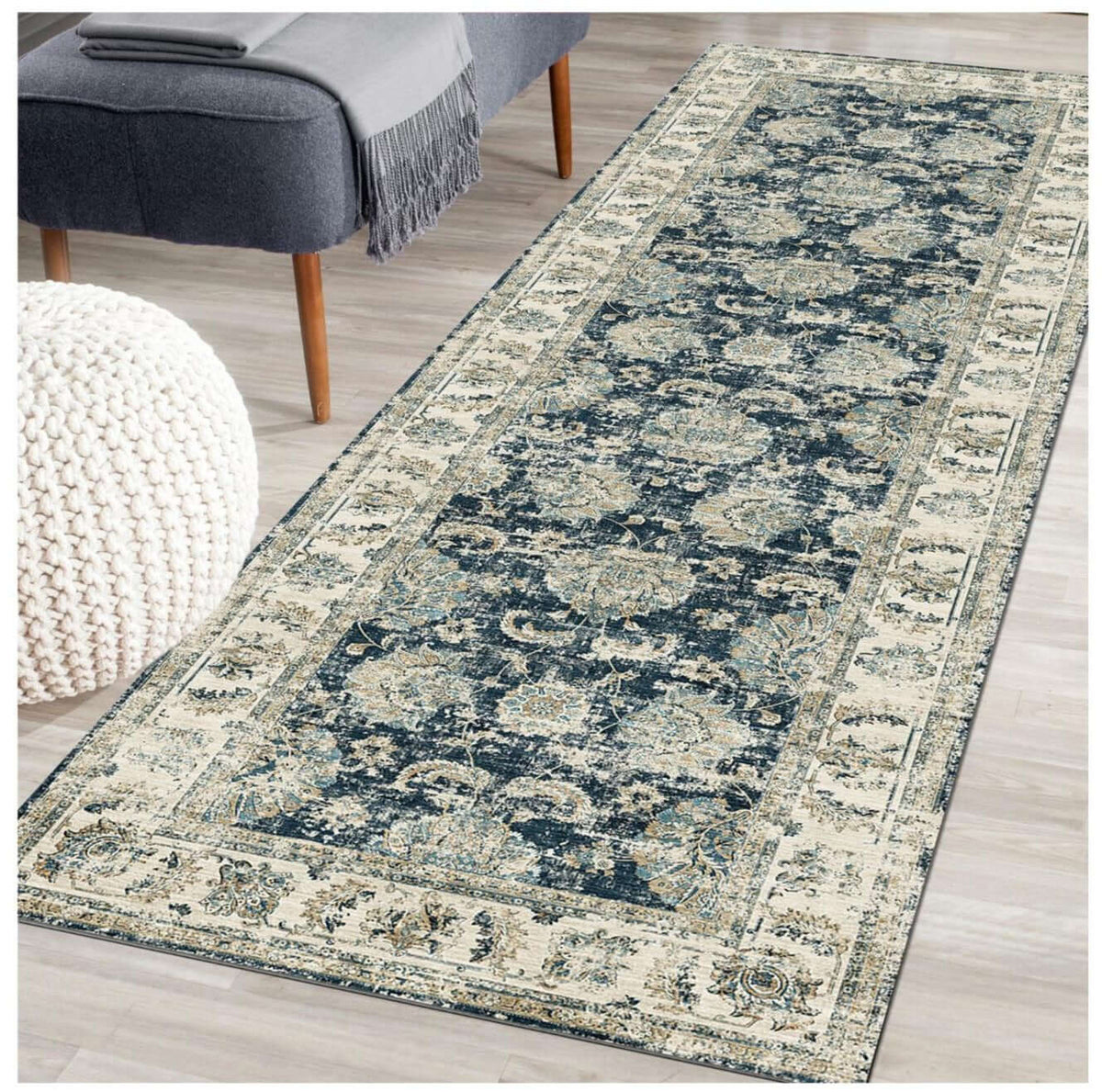 Perla Vintage Washable Rug — room photo 4