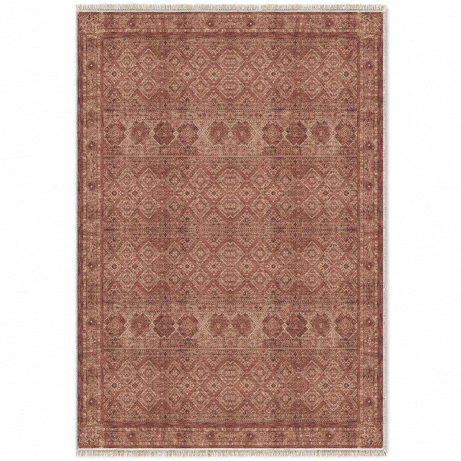 Anatolian Tonal Faded & Madder Washable Rug