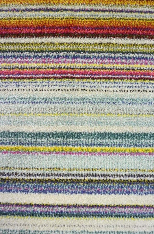Villa Multicolour Striped Rug