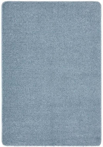 Washable Blue Shaggy Rug