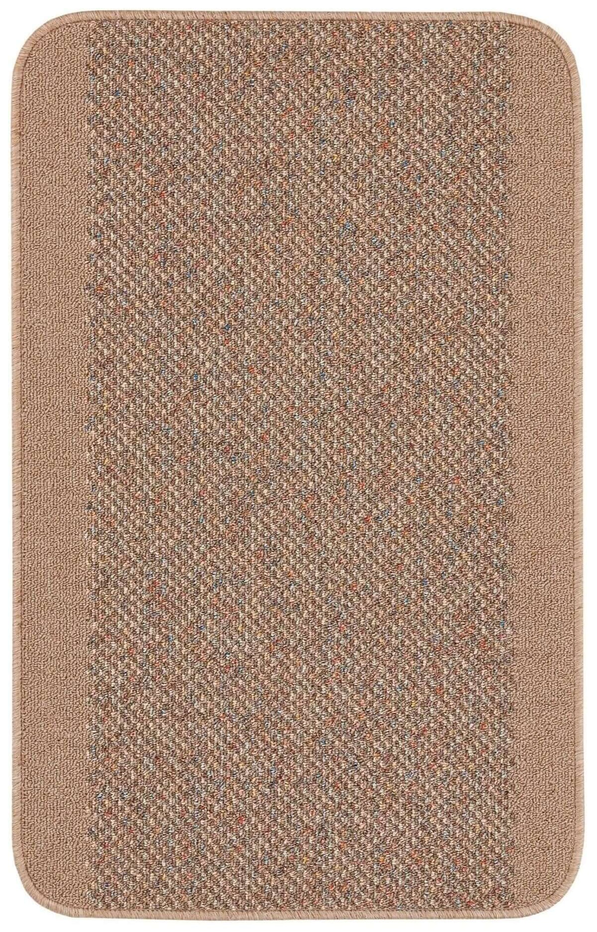 Washable Designer Bordered Beige Rug | 110B