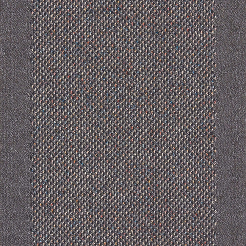 Washable Bordered Dark Grey Rug | 110D