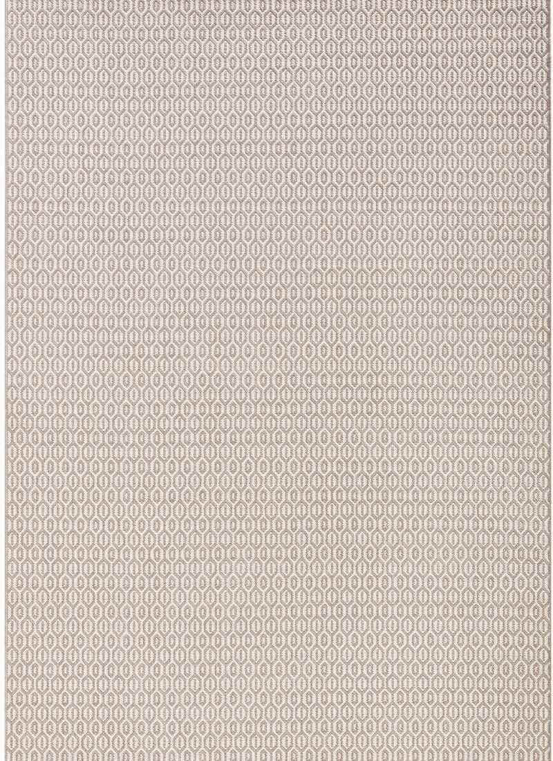 Indoor Outdoor Coin Rug – Geometric Design — top view