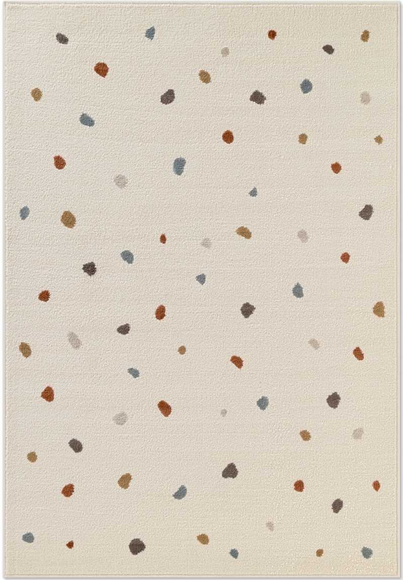 Adventures Kids Rug Funny Dots — top view
