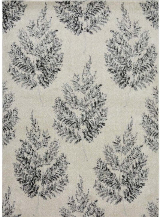 Villa Grey Floral Rug