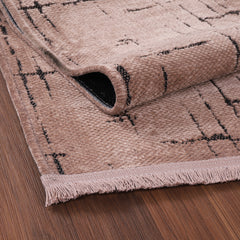 Machine Washable Rug NT201 – BROWN Soft Chenille