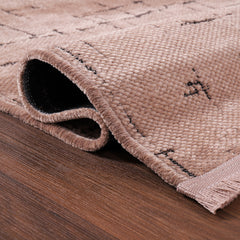 Machine Washable Rug NT201 – BROWN Soft Chenille