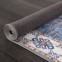 Rugs Depot - Tribal Multicolor Geometric Washable Rug, Design NL1016