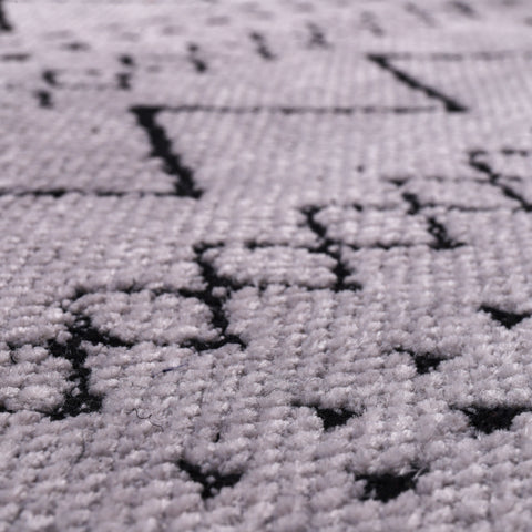 Machine Washable Rug RW1801 – GRAY Soft Chenille