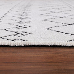 Machine Washable Rug RW1801 – WHITE Soft Chenille