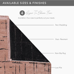 Machine Washable Rug NT201 – BROWN Soft Chenille