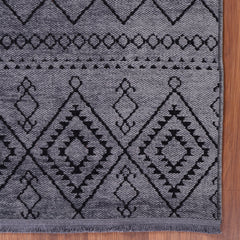 Machine Washable Rug RW1801 – DARK GRAY Soft Chenille