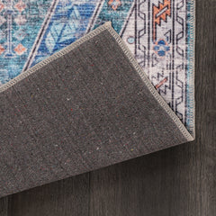 Rugs Depot Ð Kilim Red Medallion Washable Rug Ð Design NL1015