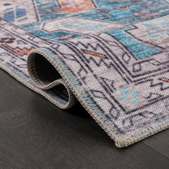 Rugs Depot Ð Kilim Red Medallion Washable Rug Ð Design NL1015