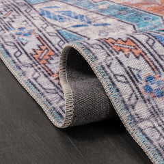 Rugs Depot Ð Kilim Red Medallion Washable Rug Ð Design NL1015