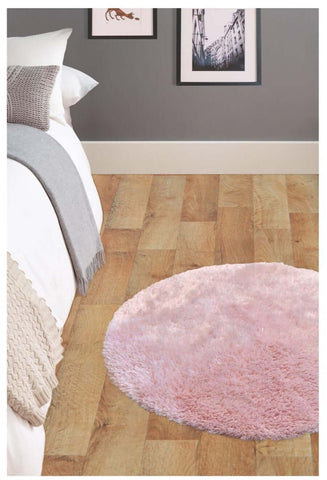 Soft Washable Pink Shaggy Rug | SA-07