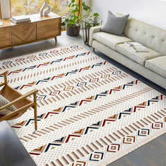 RUGS DEPOT Area Rug for Living Room, Bedroom & Hallway – Soft & Durable Low Pile Area Rugs – Bohemian, Aztec & Boho Style – Pet & Kid-Friendly, Ideal for High-Traffic Areas (Copy)