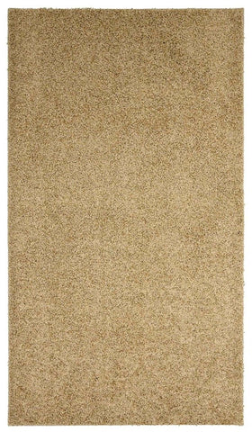 Fiji Latte Beige Washable Solid Shaggy Rug