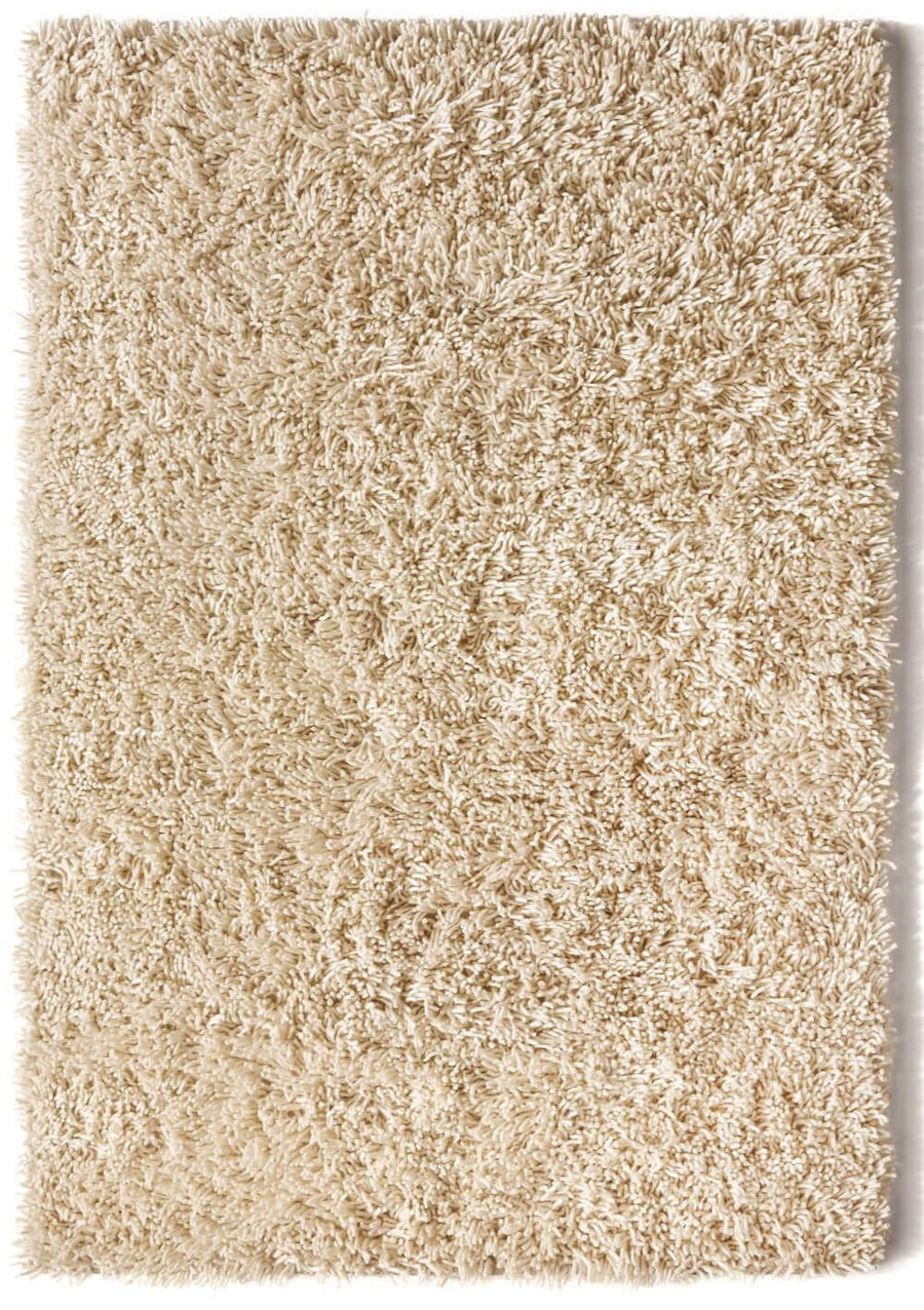 Imperial Ivory Shaggy Pile Wool Rug