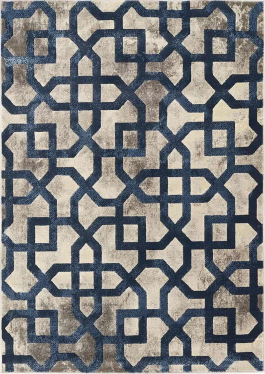 Avanti Navy Moroccan Rug