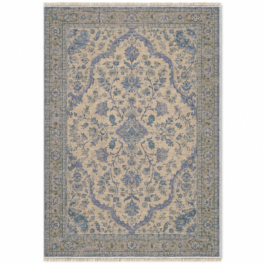 Gordes Garden Mineral Blue Anatolian Washable Rug