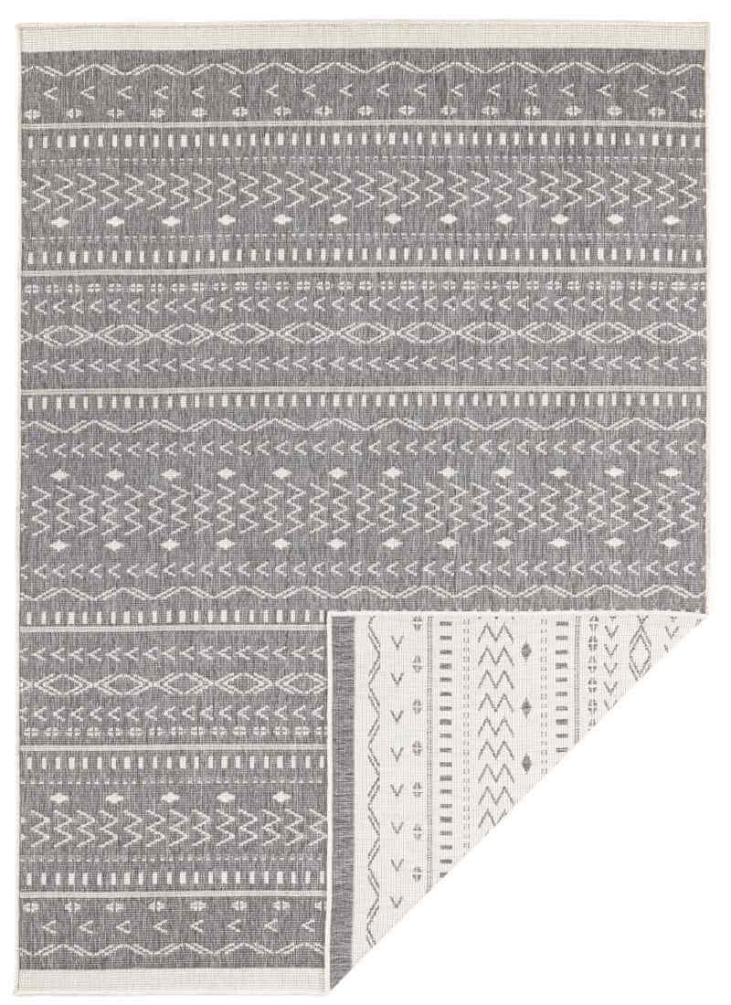 Kuba Reversible Indoor-Outdoor Rug — top view
