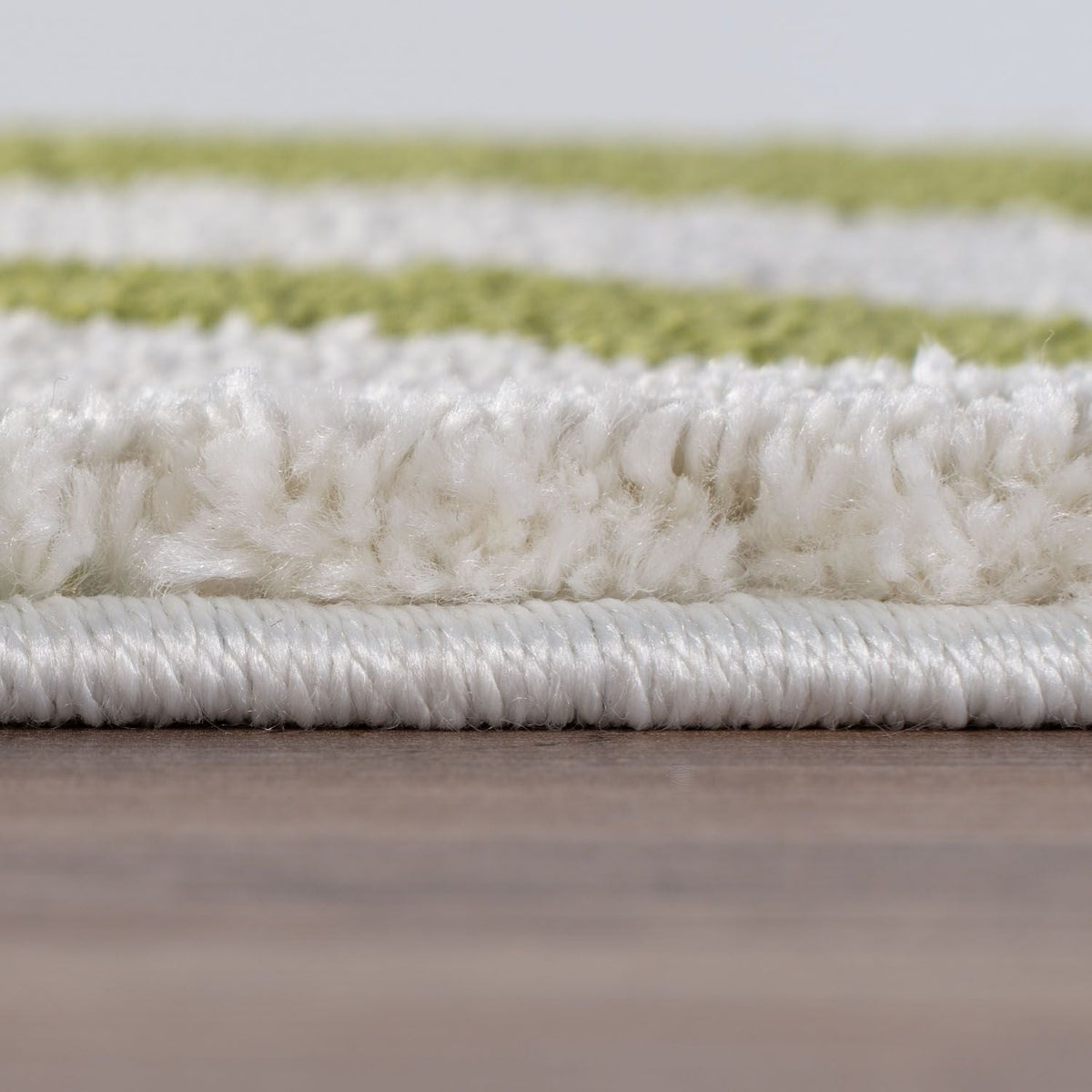 Joli Checkered Green & White Rug — room photo 5