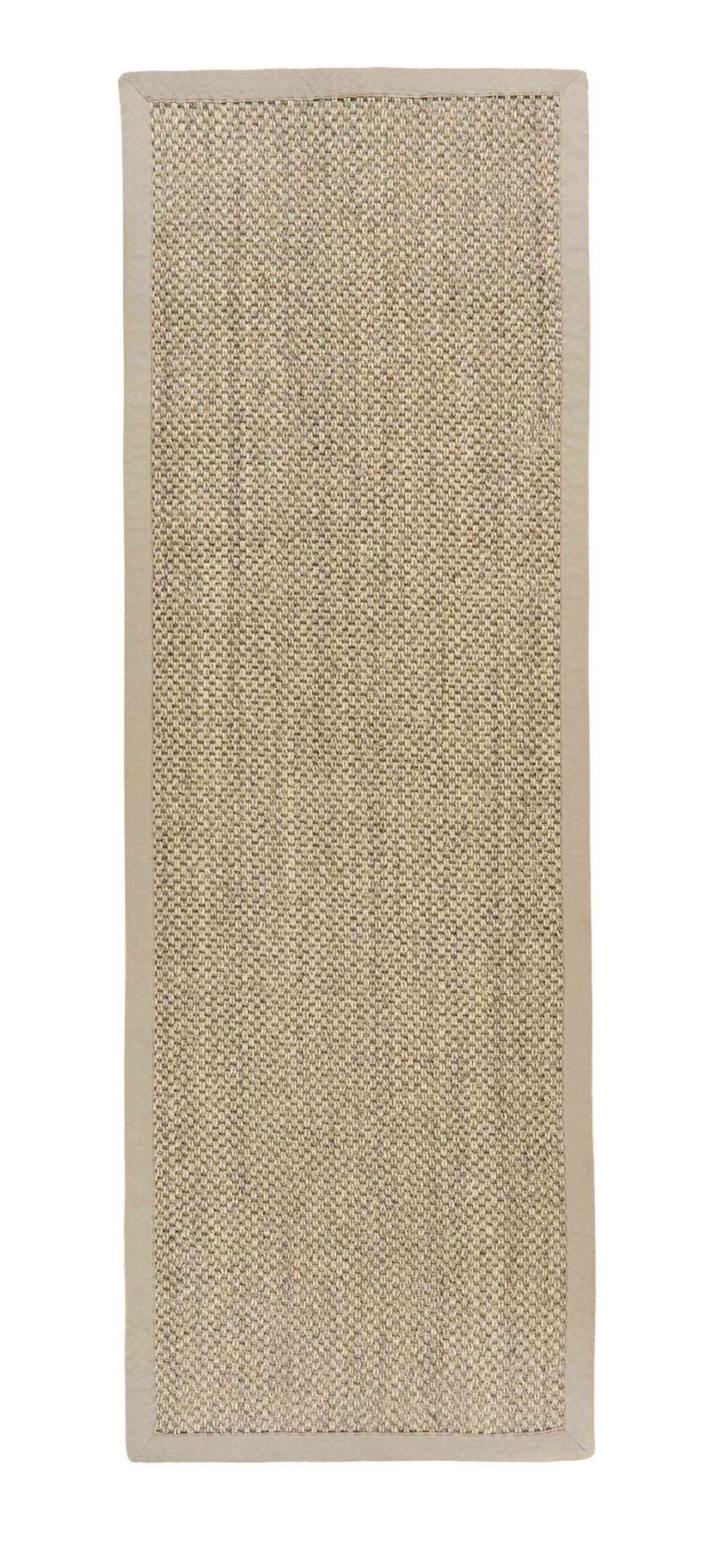 Bordered Light Beige Non-Slip Sisal Rug — room photo 7