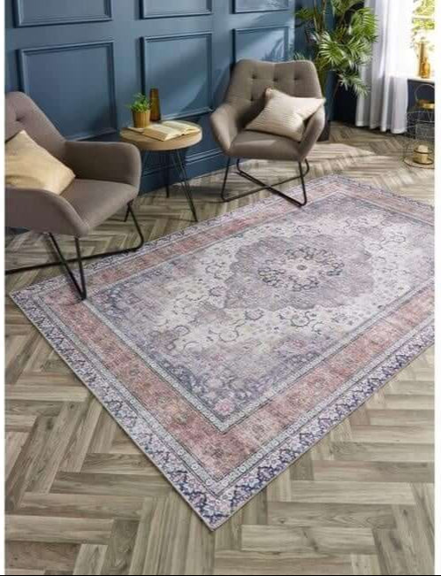 Washable Rug Eterna Medallion Design — room photo 2