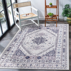 Rugs Depot - Modern Beige Floral Washable Rug - Design KELIM2001