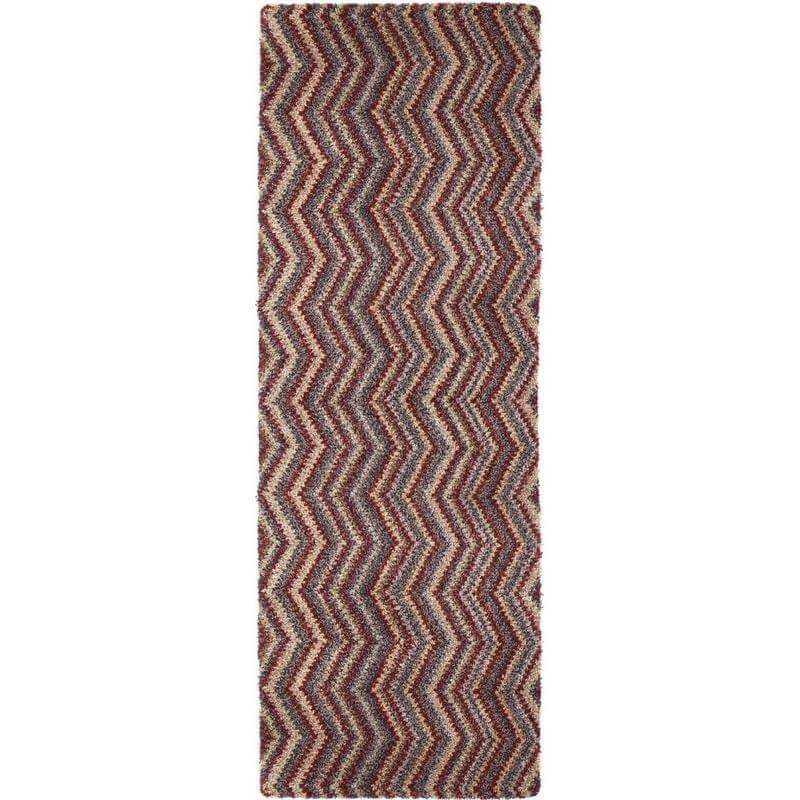 Washable Mat Chevron Design — top view