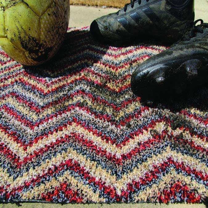 Washable Mat Chevron Design — room photo 6