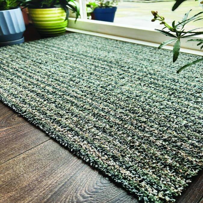 Washable Mat Stripe Design in Multicolour — room photo 6