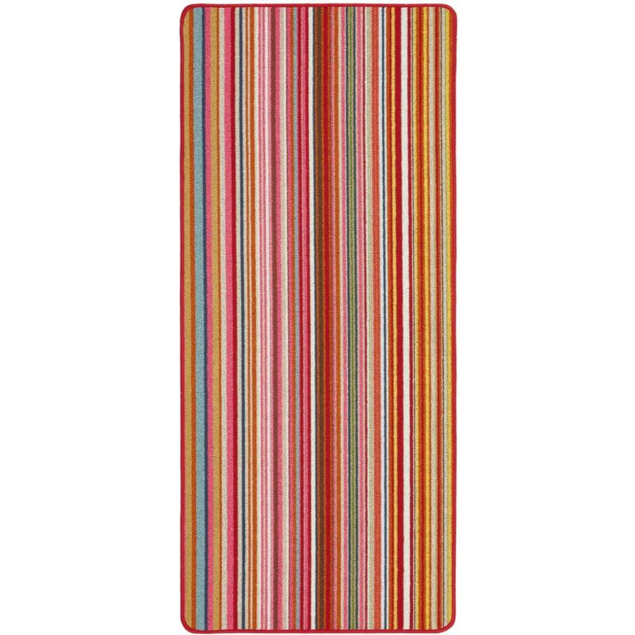 Candy Washable Runner Rug Stripe Design
