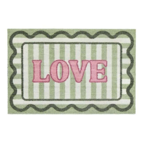 Washable Mats Bordered Design