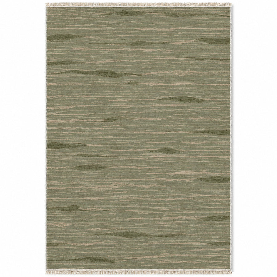 Paper Weave Sage & Oat Textured Washable Rug