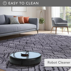 Machine Washable Rug RW1801 – DARK GRAY Soft Chenille