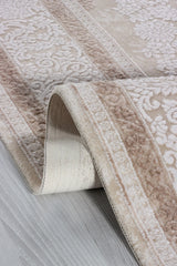 Rugs Depot Cream Modern Serenat SE001 Area Rug – 100% Acrylic, Non‑Shed, Easy‑Clean, Durable | Bedroom, Study, Kids Room, Entryway